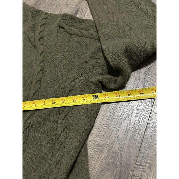 Jos. A. Bank Olive Green Zip Up Sweater - Picture 5 of 6